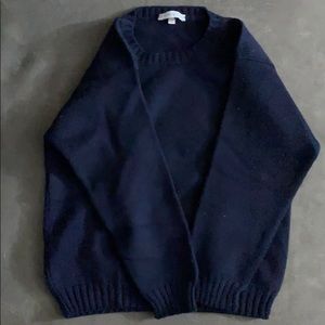 Le Guignol Boy’s Wool Navy Blue Sweater Sz 10